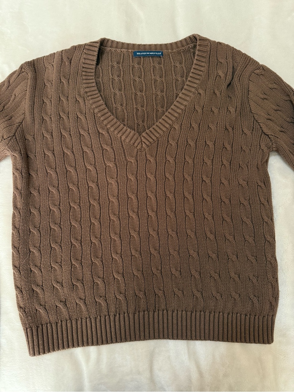 Brandy Melville Cable Knit Sweater
